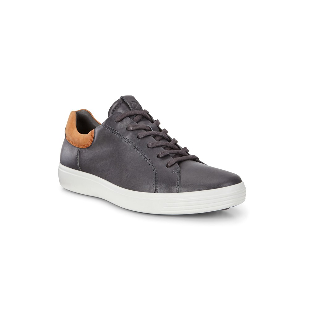 ECCO Mens Sneakers Dark Grey - Soft 7 Streets - PQY-940613